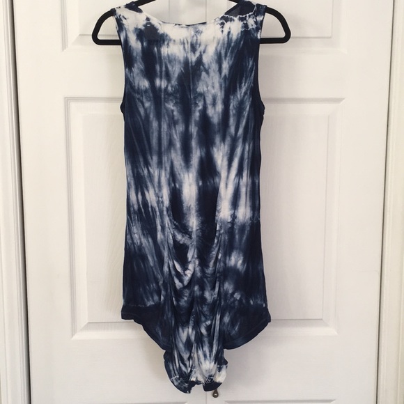 Tie dye boho hi-low tank top - Picture 3 of 3